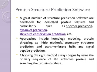 Protein structure prediction and classification.pptx