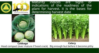 Crop Science 3: Post-harvest handling technology | PPTX