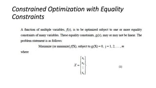 Pengantar Optimasi -Multi Variabel dengan Kendala Persamaan | PDF
