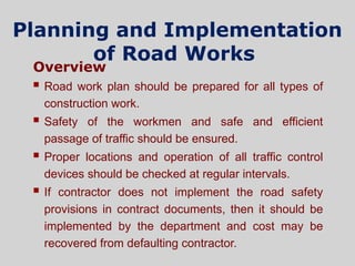 Road Safety Audit at a Construction Stage | PPT