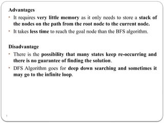 Introduction of Depth First Search with example | PPTX