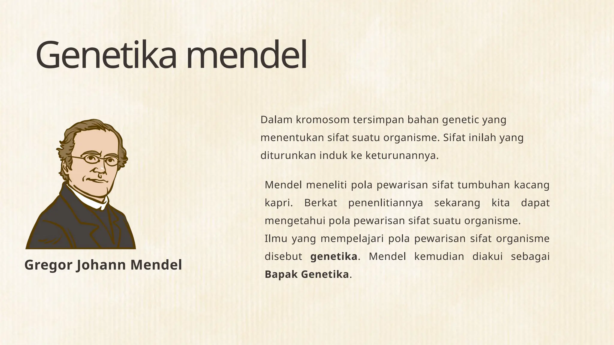 3. Pewarisan Sifat pada makhluk hidup, hukum mendel 1 dan hukum mendel ...