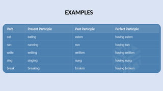 EXAMPLES
 