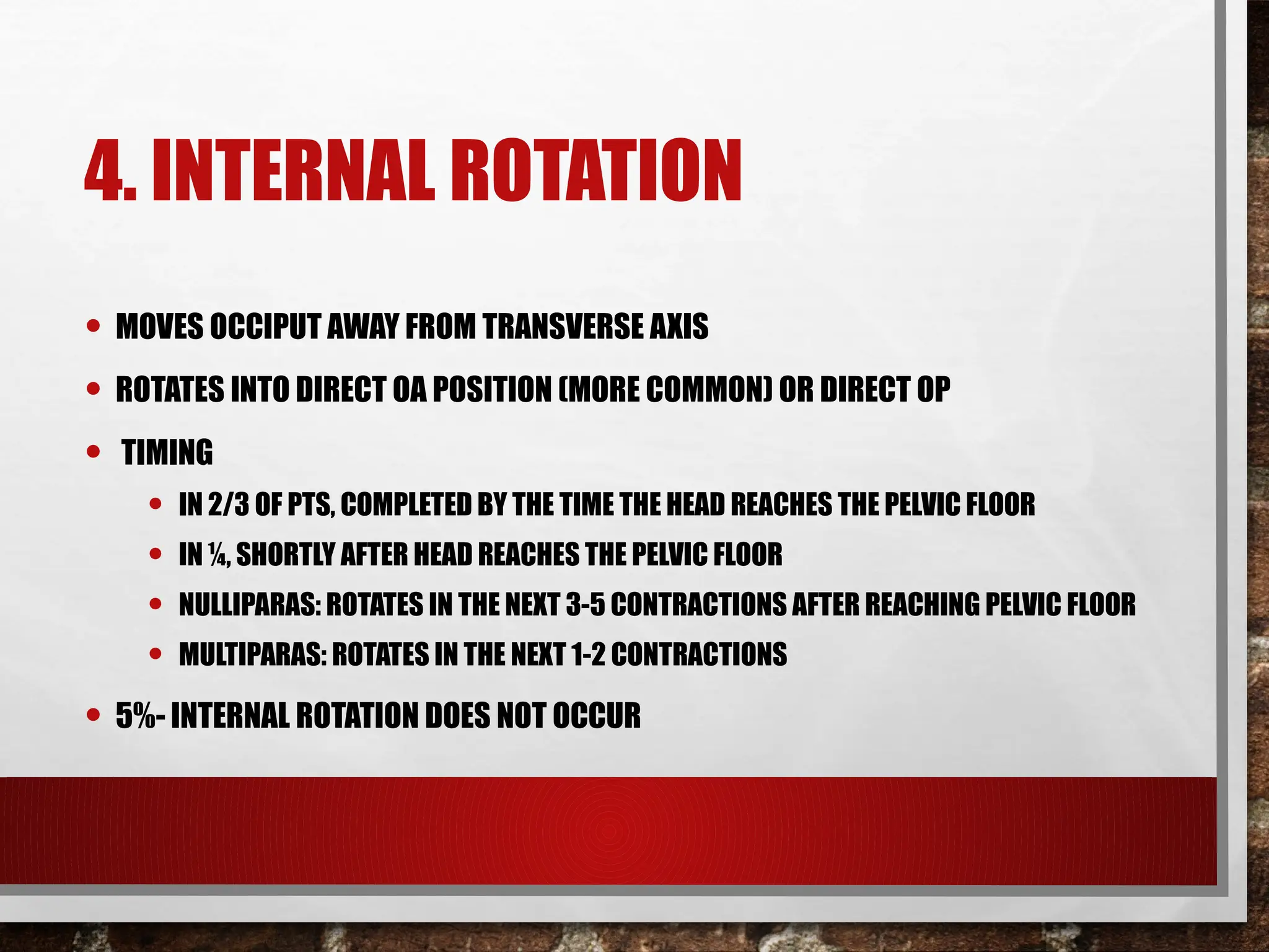 7 CARDINAL MOVEMENTS OF LABOUR.pptx Obgy | PPTX