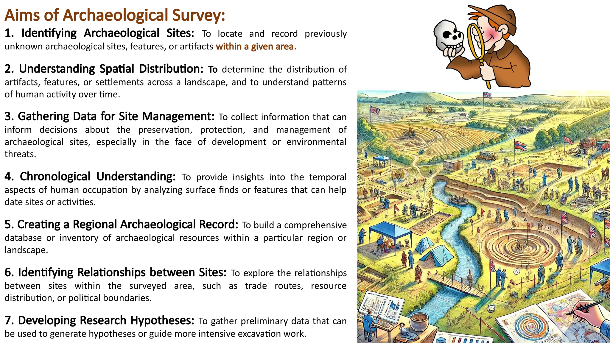 Aims & Objective of Archaeological Survey | PPTX
