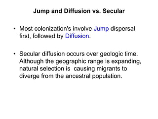Secular Migration 3. Dispersal.pdf msc zoology bs 8th smst | PDF