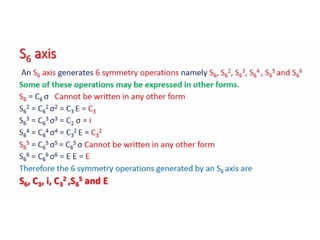 Proper Rotation Group 3. improper rotation axis, group theory | PPTX