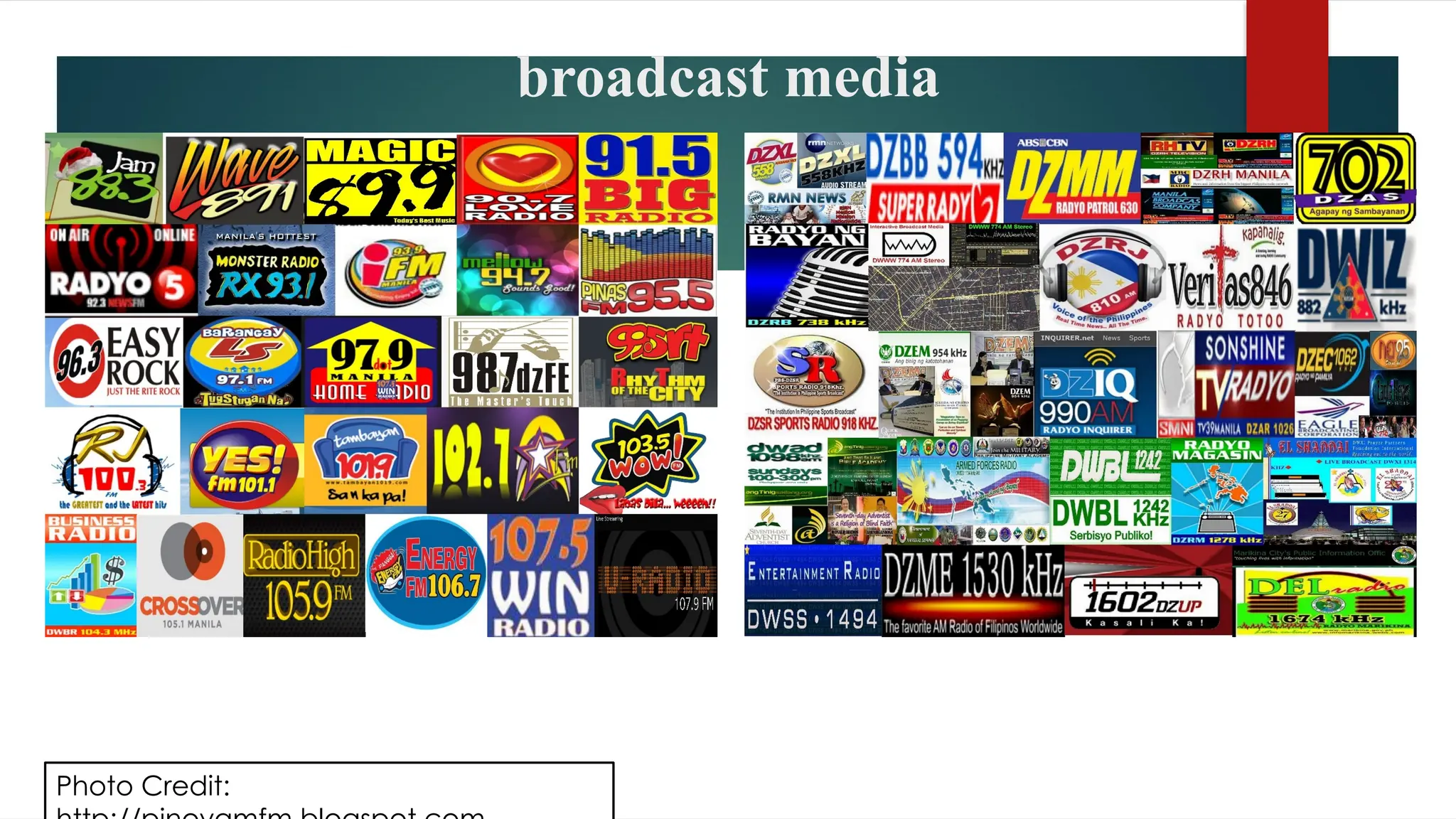 broadcast media
Photo Credit:
 