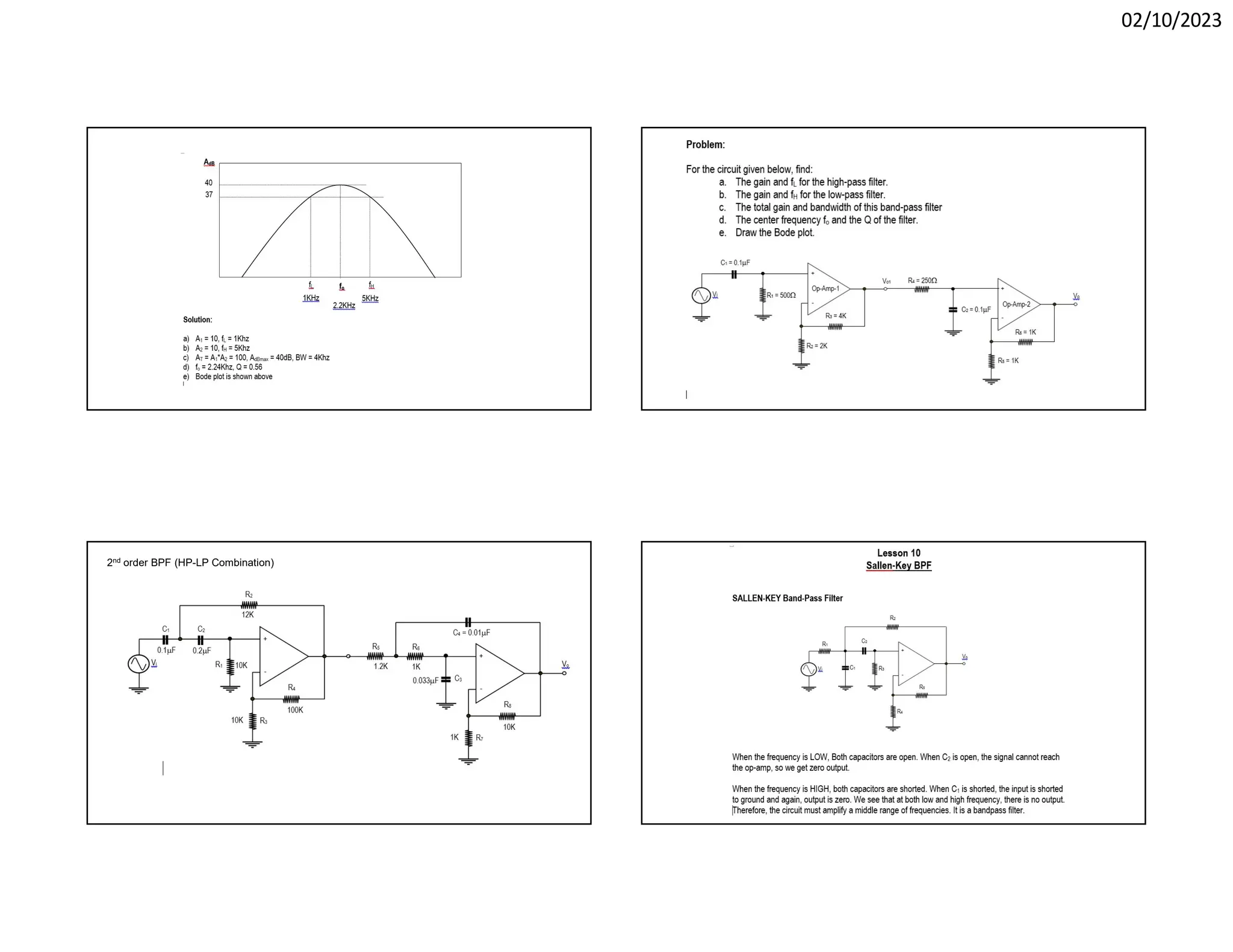 Filters low pass filter high pass filter and band pass filter | PPT