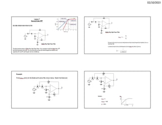 Filters low pass filter high pass filter and band pass filter | PDF