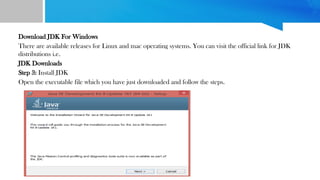 3. Java Installations ppt for engineering | PPTX