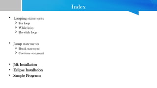 3. Java Installations ppt for engineering | PPTX