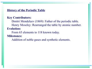 The periodic table of elements found in nature | PPT