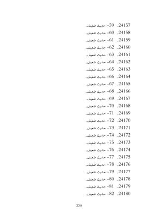 229
24157
.
59
-
.‫ضعيف‬ ‫حديث‬
24158
.
60
-
.‫ضعيف‬ ‫حديث‬
24159
.
61
-
.‫ضعيف‬ ‫حديث‬
24160
.
62
-
.‫ضعيف‬ ‫حديث‬
24161
.
63
-
.‫ضعيف‬ ‫حديث‬
24162
.
64
-
.‫ضعيف‬ ‫حديث‬
24163
.
65
-
.‫ضعيف‬ ‫حديث‬
24164
.
66
-
.‫ضعيف‬ ‫حديث‬
24165
.
67
-
.‫ضعيف‬ ‫حديث‬
24166
.
68
-
.‫ضعيف‬ ‫حديث‬
24167
.
69
-
.‫ضعيف‬ ‫حديث‬
24168
.
70
-
.‫ضعيف‬ ‫حديث‬
24169
.
71
-
.‫ضعيف‬ ‫حديث‬
24170
.
72
-
.‫ضعيف‬ ‫حديث‬
24171
.
73
-
.‫ضعيف‬ ‫حديث‬
24172
.
74
-
.‫ضعيف‬ ‫حديث‬
24173
.
75
-
.‫ضعيف‬ ‫حديث‬
24174
.
76
-
.‫ضعيف‬ ‫حديث‬
24175
.
77
-
.‫ضعيف‬ ‫حديث‬
24176
.
78
-
.‫ضعيف‬ ‫حديث‬
24177
.
79
-
.‫ضعيف‬ ‫حديث‬
24178
.
80
-
.‫ضعيف‬ ‫حديث‬
24179
.
81
-
.‫ضعيف‬ ‫حديث‬
24180
.
82
-
.‫ضعيف‬ ‫حديث‬
 