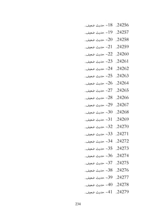 234
24256
.
18
-
.‫ضعيف‬ ‫حديث‬
24257
.
19
-
.‫ضعيف‬ ‫حديث‬
24258
.
20
-
.‫ضعيف‬ ‫حديث‬
24259
.
21
-
‫حديث‬
.‫ضعيف‬
24260
.
22
-
.‫ضعيف‬ ‫حديث‬
24261
.
23
-
.‫ضعيف‬ ‫حديث‬
24262
.
24
-
.‫ضعيف‬ ‫حديث‬
24263
.
25
-
.‫ضعيف‬ ‫حديث‬
24264
.
26
-
.‫ضعيف‬ ‫حديث‬
24265
.
27
-
.‫ضعيف‬ ‫حديث‬
24266
.
28
-
.‫ضعيف‬ ‫حديث‬
24267
.
29
-
.‫ضعيف‬ ‫حديث‬
24268
.
30
-
.‫ضعيف‬ ‫حديث‬
24269
.
31
-
.‫ضعيف‬ ‫حديث‬
24270
.
32
-
.‫ضعيف‬ ‫حديث‬
24271
.
33
-
.‫ضعيف‬ ‫حديث‬
24272
.
34
-
.‫ضعيف‬ ‫حديث‬
24273
.
35
-
.‫ضعيف‬ ‫حديث‬
24274
.
36
-
.‫ضعيف‬ ‫حديث‬
24275
.
37
-
.‫ضعيف‬ ‫حديث‬
24276
.
38
-
.‫ضعيف‬ ‫حديث‬
24277
.
39
-
.‫ضعيف‬ ‫حديث‬
24278
.
40
-
.‫ضعيف‬ ‫حديث‬
24279
.
41
-
.‫ضعيف‬ ‫حديث‬
 