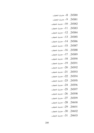 249
24580
.
8
-
.‫ضعيف‬ ‫حديث‬
24581
.
9
-
.‫ضعيف‬ ‫حديث‬
24582
.
10
-
.‫ضعيف‬ ‫حديث‬
24583
.
11
-
.‫ضعيف‬ ‫حديث‬
24584
.
12
-
.‫ضعيف‬ ‫حديث‬
24585
.
13
-
.‫ضعيف‬ ‫حديث‬
24586
.
14
-
.‫ضعيف‬ ‫حديث‬
24587
.
15
-
.‫ضعيف‬ ‫حديث‬
24588
.
16
-
.‫ضعيف‬ ‫حديث‬
24589
.
17
-
.‫ضعيف‬ ‫حديث‬
24590
.
18
-
.‫ضعيف‬ ‫حديث‬
24591
.
19
-
.‫ضعيف‬ ‫حديث‬
24592
.
20
-
.‫ضعيف‬ ‫حديث‬
24593
.
21
-
.‫ضعيف‬ ‫حديث‬
24594
.
22
-
‫حديث‬
.‫ضعيف‬
24595
.
23
-
.‫ضعيف‬ ‫حديث‬
24596
.
24
-
.‫ضعيف‬ ‫حديث‬
24597
.
25
-
.‫ضعيف‬ ‫حديث‬
24598
.
26
-
.‫ضعيف‬ ‫حديث‬
24599
.
27
-
.‫ضعيف‬ ‫حديث‬
24600
.
28
-
.‫ضعيف‬ ‫حديث‬
24601
.
29
-
.‫ضعيف‬ ‫حديث‬
24602
.
30
-
.‫ضعيف‬ ‫حديث‬
24603
.
31
-
.‫ضعيف‬ ‫حديث‬
 
