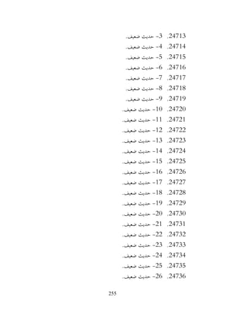 255
24713
.
3
-
.‫ضعيف‬ ‫حديث‬
24714
.
4
-
.‫ضعيف‬ ‫حديث‬
24715
.
5
-
.‫ضعيف‬ ‫حديث‬
24716
.
6
-
.‫ضعيف‬ ‫حديث‬
24717
.
7
-
.‫ضعيف‬ ‫حديث‬
24718
.
8
-
.‫ضعيف‬ ‫حديث‬
24719
.
9
-
.‫ضعيف‬ ‫حديث‬
24720
.
10
-
.‫ضعيف‬ ‫حديث‬
24721
.
11
-
‫حديث‬
.‫ضعيف‬
24722
.
12
-
.‫ضعيف‬ ‫حديث‬
24723
.
13
-
.‫ضعيف‬ ‫حديث‬
24724
.
14
-
.‫ضعيف‬ ‫حديث‬
24725
.
15
-
.‫ضعيف‬ ‫حديث‬
24726
.
16
-
.‫ضعيف‬ ‫حديث‬
24727
.
17
-
.‫ضعيف‬ ‫حديث‬
24728
.
18
-
.‫ضعيف‬ ‫حديث‬
24729
.
19
-
.‫ضعيف‬ ‫حديث‬
24730
.
20
-
.‫ضعيف‬ ‫حديث‬
24731
.
21
-
.‫ضعيف‬ ‫حديث‬
24732
.
22
-
.‫ضعيف‬ ‫حديث‬
24733
.
23
-
.‫ضعيف‬ ‫حديث‬
24734
.
24
-
.‫ضعيف‬ ‫حديث‬
24735
.
25
-
.‫ضعيف‬ ‫حديث‬
24736
.
26
-
.‫ضعيف‬ ‫حديث‬
 