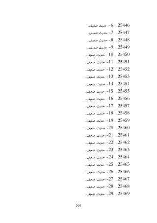 292
25446
.
6
-
.‫ضعيف‬ ‫حديث‬
25447
.
7
-
.‫ضعيف‬ ‫حديث‬
25448
.
8
-
.‫ضعيف‬ ‫حديث‬
25449
.
9
-
.‫ضعيف‬ ‫حديث‬
25450
.
10
-
.‫ضعيف‬ ‫حديث‬
25451
.
11
-
.‫ضعيف‬ ‫حديث‬
25452
.
12
-
.‫ضعيف‬ ‫حديث‬
25453
.
13
-
.‫ضعيف‬ ‫حديث‬
25454
.
14
-
.‫ضعيف‬ ‫حديث‬
25455
.
15
-
.‫ضعيف‬ ‫حديث‬
25456
.
16
-
.‫ضعيف‬ ‫حديث‬
25457
.
17
-
.‫ضعيف‬ ‫حديث‬
25458
.
18
-
.‫ضعيف‬ ‫حديث‬
25459
.
19
-
.‫ضعيف‬ ‫حديث‬
25460
.
20
-
.‫ضعيف‬ ‫حديث‬
25461
.
21
-
.‫ضعيف‬ ‫حديث‬
25462
.
22
-
.‫ضعيف‬ ‫حديث‬
25463
.
23
-
.‫ضعيف‬ ‫حديث‬
25464
.
24
-
.‫ضعيف‬ ‫حديث‬
25465
.
25
-
.‫ضعيف‬ ‫حديث‬
25466
.
26
-
.‫ضعيف‬ ‫حديث‬
25467
.
27
-
.‫ضعيف‬ ‫حديث‬
25468
.
28
-
.‫ضعيف‬ ‫حديث‬
25469
.
29
-
.‫ضعيف‬ ‫حديث‬
 