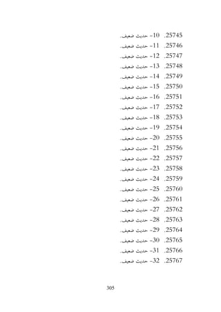 305
25745
.
10
-
.‫ضعيف‬ ‫حديث‬
25746
.
11
-
.‫ضعيف‬ ‫حديث‬
25747
.
12
-
.‫ضعيف‬ ‫حديث‬
25748
.
13
-
.‫ضعيف‬ ‫حديث‬
25749
.
14
-
.‫ضعيف‬ ‫حديث‬
25750
.
15
-
.‫ضعيف‬ ‫حديث‬
25751
.
16
-
.‫ضعيف‬ ‫حديث‬
25752
.
17
-
.‫ضعيف‬ ‫حديث‬
25753
.
18
-
.‫ضعيف‬ ‫حديث‬
25754
.
19
-
.‫ضعيف‬ ‫حديث‬
25755
.
20
-
.‫ضعيف‬ ‫حديث‬
25756
.
21
-
.‫ضعيف‬ ‫حديث‬
25757
.
22
-
.‫ضعيف‬ ‫حديث‬
25758
.
23
-
.‫ضعيف‬ ‫حديث‬
25759
.
24
-
.‫ضعيف‬ ‫حديث‬
25760
.
25
-
.‫ضعيف‬ ‫حديث‬
25761
.
26
-
.‫ضعيف‬ ‫حديث‬
25762
.
27
-
.‫ضعيف‬ ‫حديث‬
25763
.
28
-
.‫ضعيف‬ ‫حديث‬
25764
.
29
-
.‫ضعيف‬ ‫حديث‬
25765
.
30
-
.‫ضعيف‬ ‫حديث‬
25766
.
31
-
.‫ضعيف‬ ‫حديث‬
25767
.
32
-
.‫ضعيف‬ ‫حديث‬
 