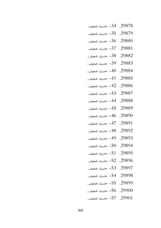 505
29878
.
34
-
.‫ضعيف‬ ‫حديث‬
29879
.
35
-
.‫ضعيف‬ ‫حديث‬
29880
.
36
-
.‫ضعيف‬ ‫حديث‬
29881
.
37
-
.‫ضعيف‬ ‫حديث‬
29882
.
38
-
.‫ضعيف‬ ‫حديث‬
29883
.
39
-
.‫ضعيف‬ ‫حديث‬
29884
.
40
-
.‫ضعيف‬ ‫حديث‬
29885
.
41
-
.‫ضعيف‬ ‫حديث‬
29886
.
42
-
.‫ضعيف‬ ‫حديث‬
29887
.
43
-
.‫ضعيف‬ ‫حديث‬
29888
.
44
-
.‫ضعيف‬ ‫حديث‬
29889
.
45
-
.‫ضعيف‬ ‫حديث‬
29890
.
46
-
.‫ضعيف‬ ‫حديث‬
29891
.
47
-
.‫ضعيف‬ ‫حديث‬
29892
.
48
-
.‫ضعيف‬ ‫حديث‬
29893
.
49
-
.‫ضعيف‬ ‫حديث‬
29894
.
50
-
.‫ضعيف‬ ‫حديث‬
29895
.
51
-
.‫ضعيف‬ ‫حديث‬
29896
.
52
-
.‫ضعيف‬ ‫حديث‬
29897
.
53
-
.‫ضعيف‬ ‫حديث‬
29898
.
54
-
.‫ضعيف‬ ‫حديث‬
29899
.
55
-
.‫ضعيف‬ ‫حديث‬
29900
.
56
-
.‫ضعيف‬ ‫حديث‬
29901
.
57
-
.‫ضعيف‬ ‫حديث‬
 