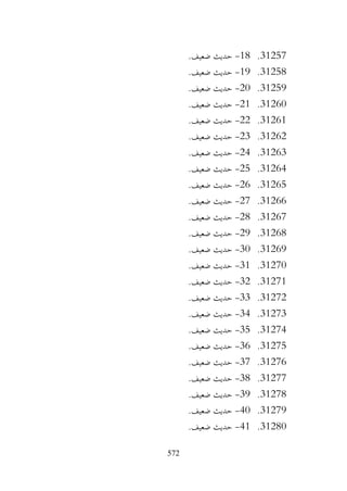 572
31257
.
18
-
.‫ضعيف‬ ‫حديث‬
31258
.
19
-
.‫ضعيف‬ ‫حديث‬
31259
.
20
-
.‫ضعيف‬ ‫حديث‬
31260
.
21
-
.‫ضعيف‬ ‫حديث‬
31261
.
22
-
.‫ضعيف‬ ‫حديث‬
31262
.
23
-
.‫ضعيف‬ ‫حديث‬
31263
.
24
-
.‫ضعيف‬ ‫حديث‬
31264
.
25
-
.‫ضعيف‬ ‫حديث‬
31265
.
26
-
.‫ضعيف‬ ‫حديث‬
31266
.
27
-
.‫ضعيف‬ ‫حديث‬
31267
.
28
-
.‫ضعيف‬ ‫حديث‬
31268
.
29
-
.‫ضعيف‬ ‫حديث‬
31269
.
30
-
.‫ضعيف‬ ‫حديث‬
31270
.
31
-
.‫ضعيف‬ ‫حديث‬
31271
.
32
-
.‫ضعيف‬ ‫حديث‬
31272
.
33
-
.‫ضعيف‬ ‫حديث‬
31273
.
34
-
.‫ضعيف‬ ‫حديث‬
31274
.
35
-
.‫ضعيف‬ ‫حديث‬
31275
.
36
-
.‫ضعيف‬ ‫حديث‬
31276
.
37
-
.‫ضعيف‬ ‫حديث‬
31277
.
38
-
.‫ضعيف‬ ‫حديث‬
31278
.
39
-
.‫ضعيف‬ ‫حديث‬
31279
.
40
-
.‫ضعيف‬ ‫حديث‬
31280
.
41
-
.‫ضعيف‬ ‫حديث‬
 