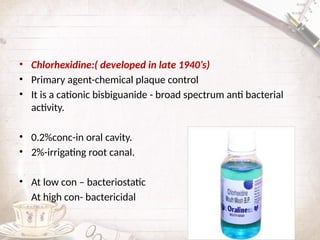 3.plaque control and dental caries and prevention | PPTX