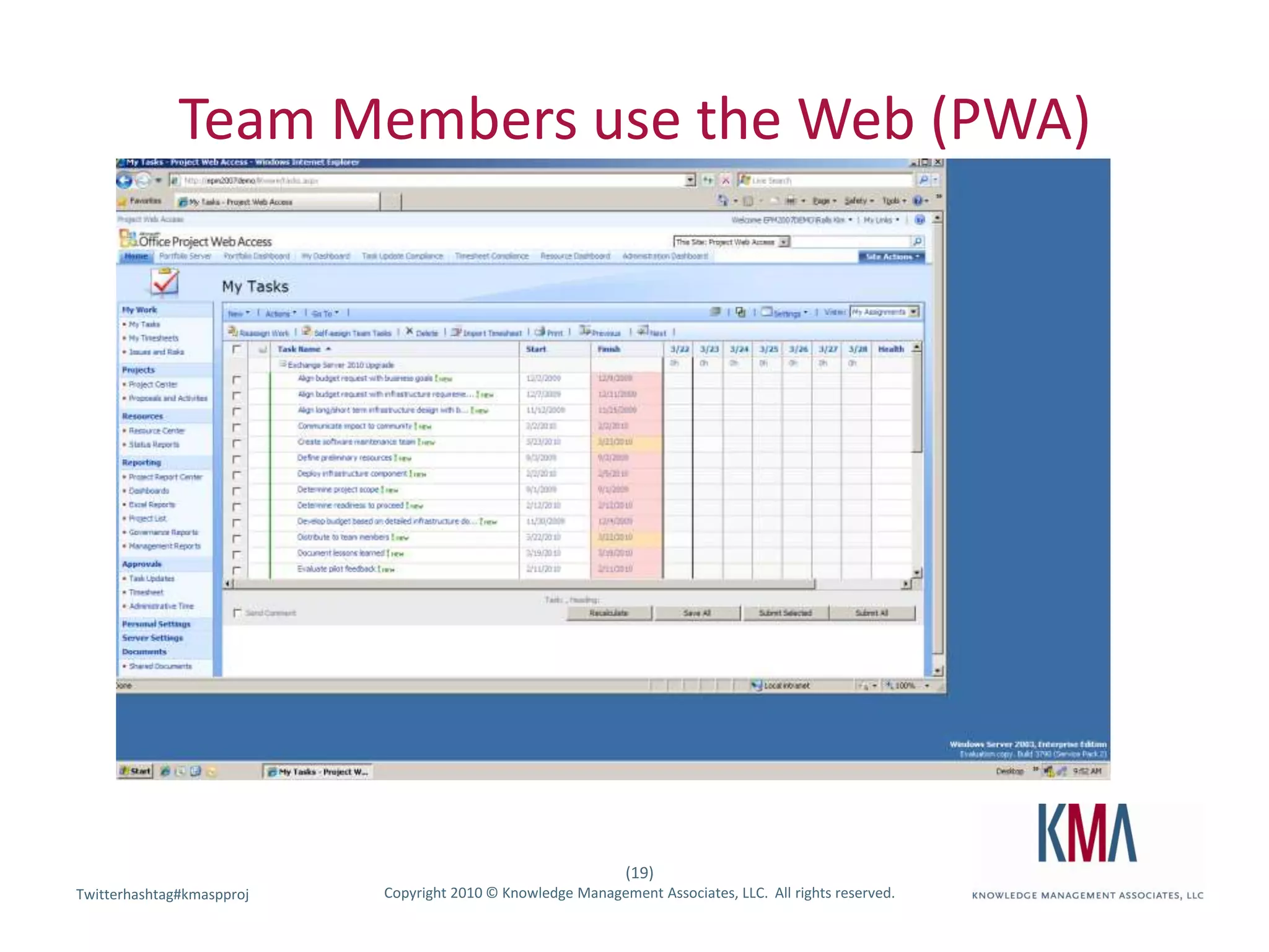 Team Members use the Web (PWA)
