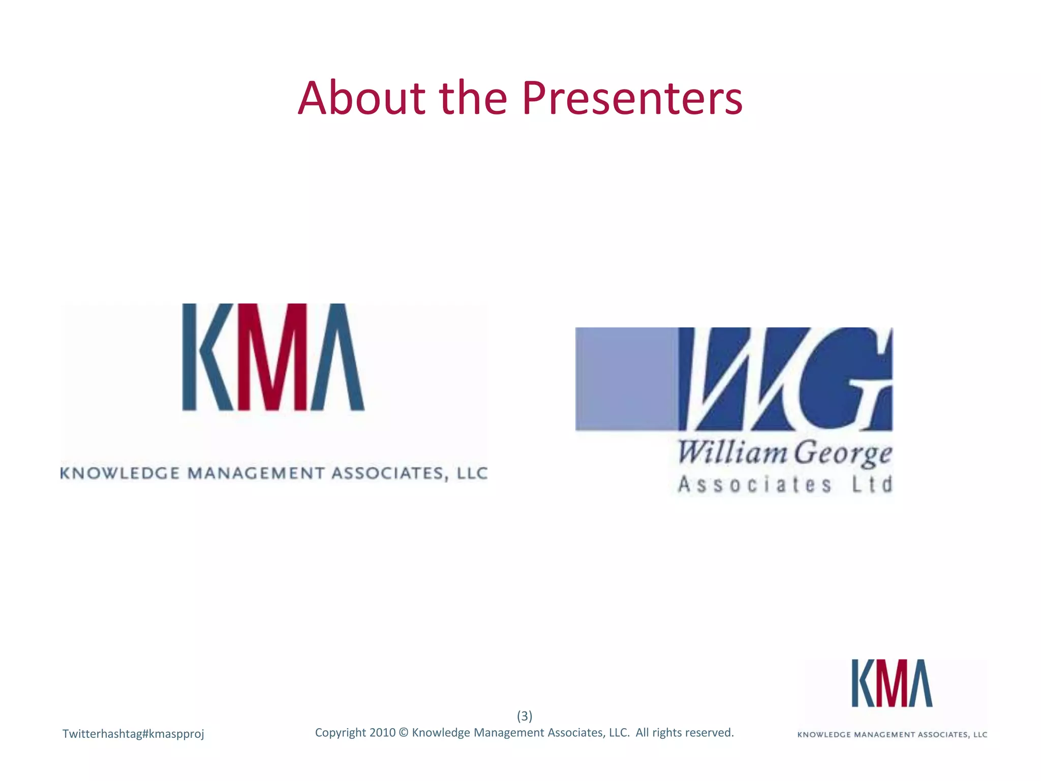 About the Presenters