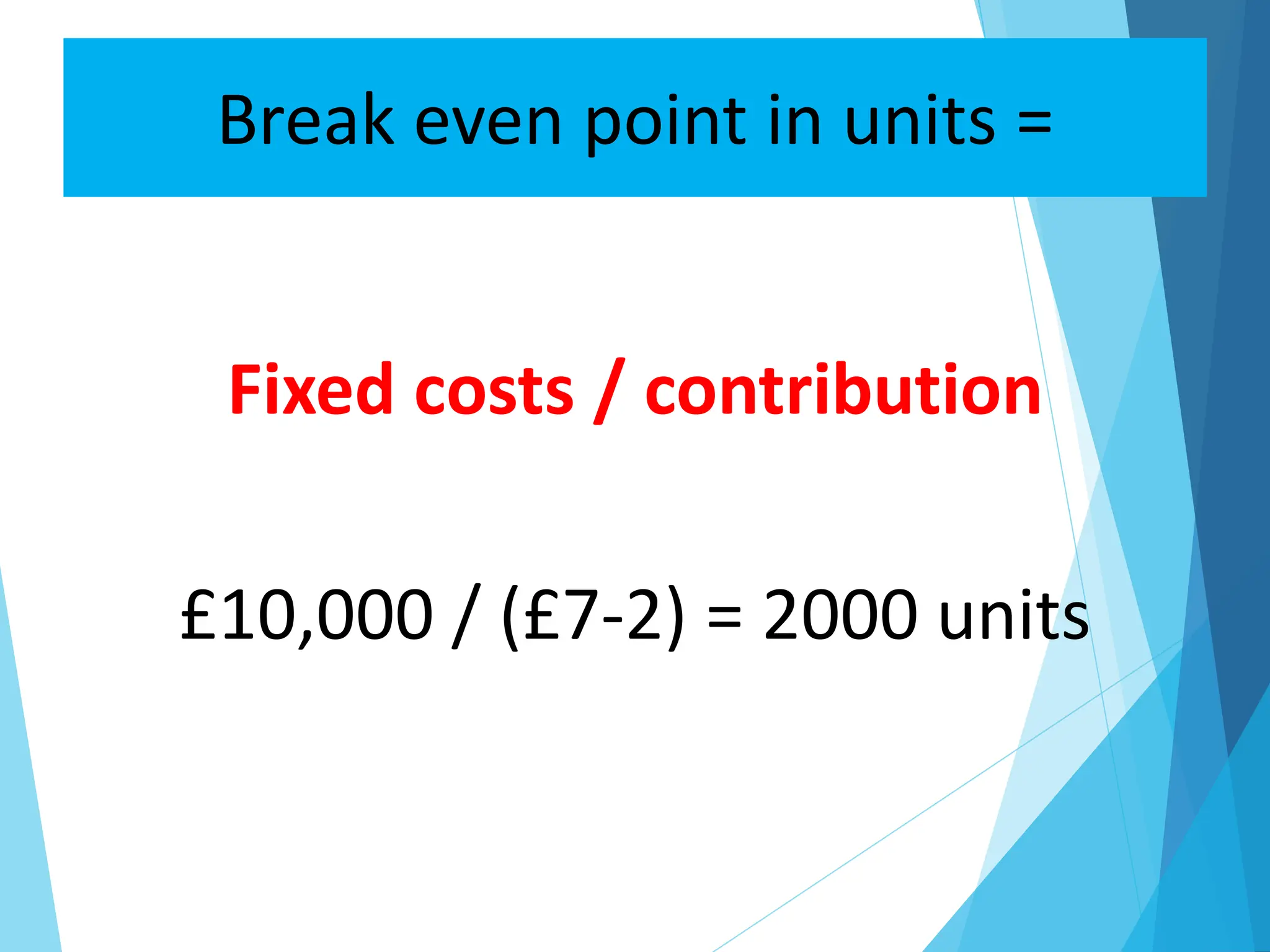 3.3 Breakeven Analysis business management.pdf