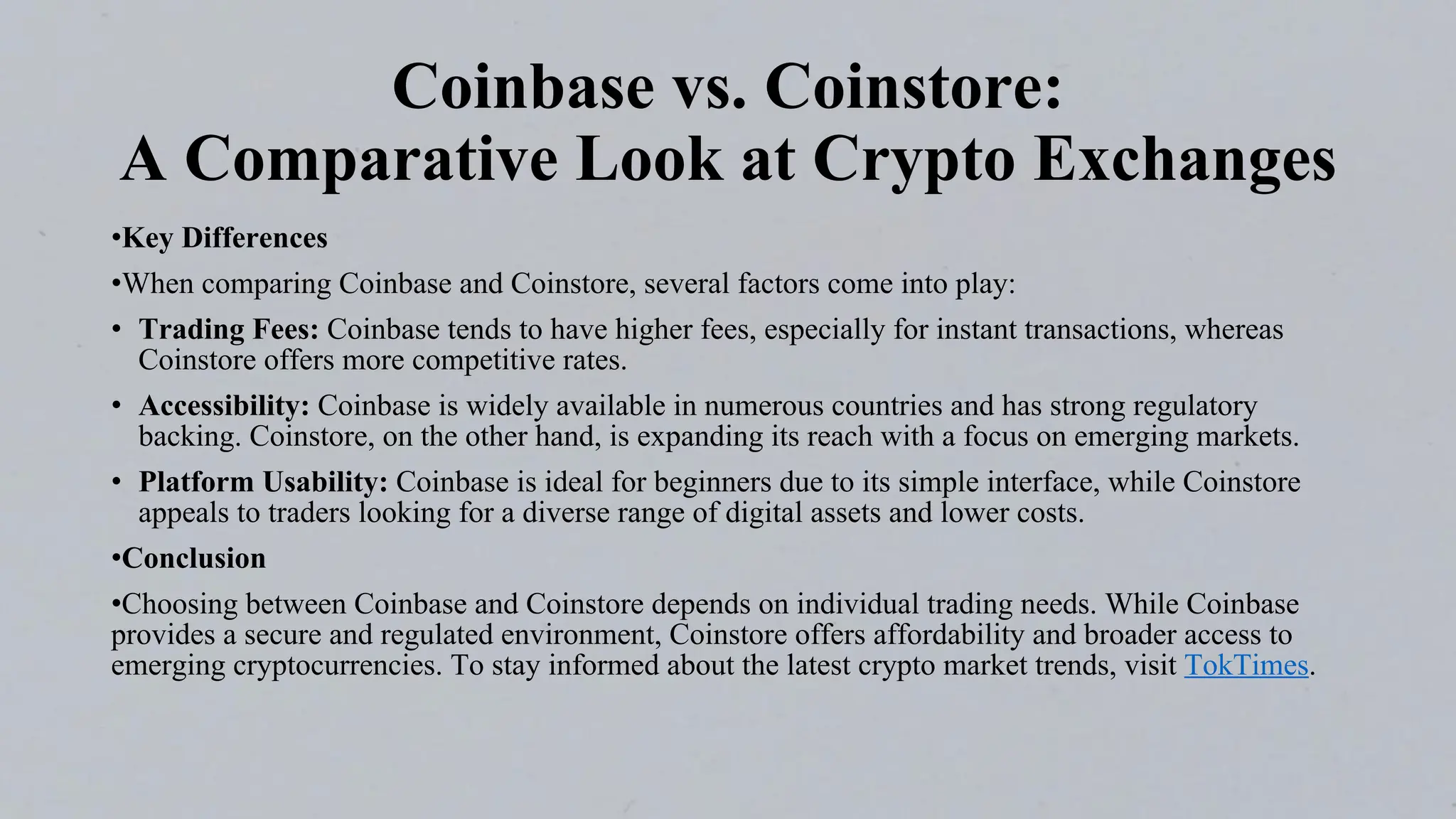 A Comparative Look at Crypto Exchanges | PDF