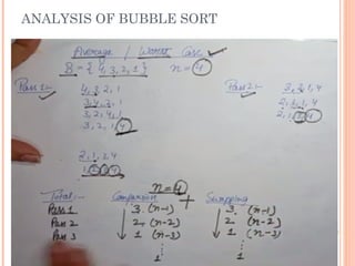 3.Analysis of insertion and bubble sort.ppt