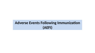 3. AEFI Surveillance and its implicationpptx | PPTX