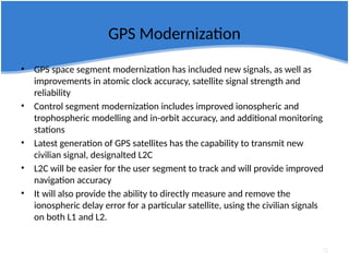 Advanced Global Navigation Satellite Systems (GNSS) | PPTX