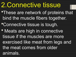 COOKERY 10 TECHNOLOGY AND LIVELIHOOD EDUCATION: STRUCTURE OF MEAT | PPTX