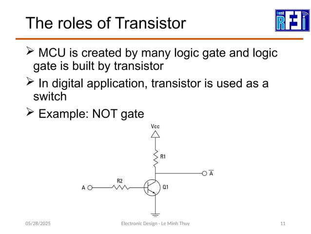 introduction of transistor in engineering | PPT