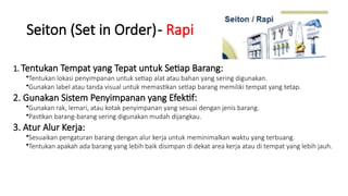 5R (Ringkas Rapi Resik Rawat Rajin) di Perusahaan | PPTX