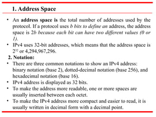 IPV4 addressing and it applications and IPV6 | PPT