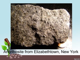 Anorthosite from Elizabethtown, New York
 
