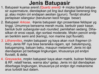 3.Klasifikasi-2013 MATERI KULIAH SEDIMENTOLOGI | PPT