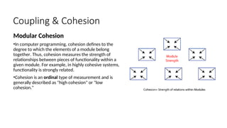 Module Cohesion 3.Software Design for software engineering | PPT