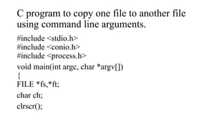 file in c programming of the educationss | PPTX