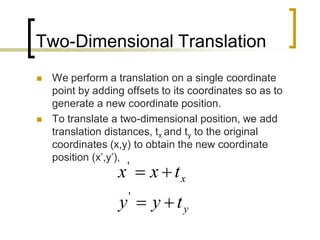 3. Geometric Transformation (2D) Computer Graphics.pdf