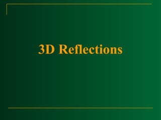 3.1. Geometric Transformation (3D) Computer Graphics.ppt