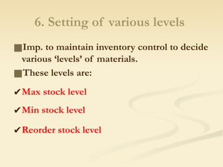 3. Inventory Control.pptx inventory control | PPTX
