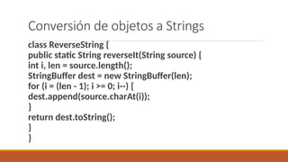 CADENAS EN LA PROGRAMACIÓN, CONCEPTOS, EJERCICIOS | PPTX