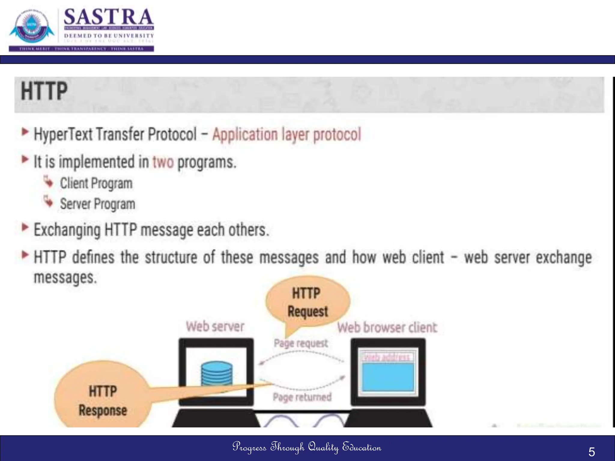 Progress Through Quality Education 5
 