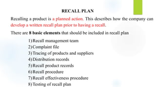Recalling Statement 3. RECALL PPT (1).pptx quality assurance | PPTX