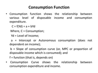 3. Consumption Function & Theories in Macroeconomics | PDF