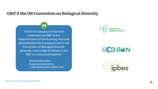 Introduction to the Global Biodiversity Information Facility | PDF