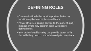 Roles and responsibilities as a future doctor | PPTX